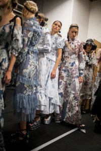 Backstage at Erdem RTW Spring 2017