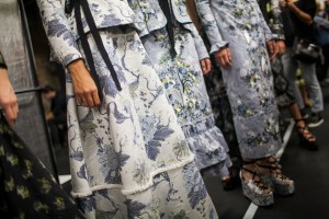 Backstage at Erdem RTW Spring 2017