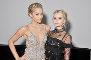 Jasmine Sanders and Lottie Moss
