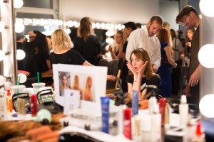 Backstage at Jill Stuart RTW Spring 2017