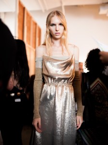Backstage at Jill Stuart RTW Spring 2017