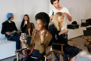 Backstage at Michael Kors RTW Spring 2017