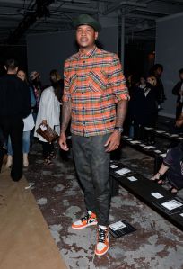 Carmelo Anthony in the front row at Rag & Bone RTW Spring 2017