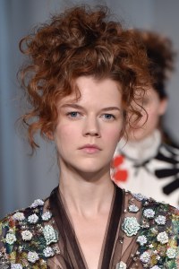 Beauty at Reem Acra RTW Spring 2017