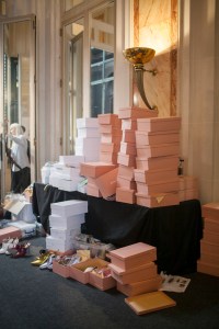 Backstage at Acne Studios RTW Spring 2017