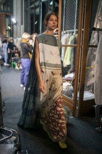 Backstage at Acne Studios RTW Spring 2017