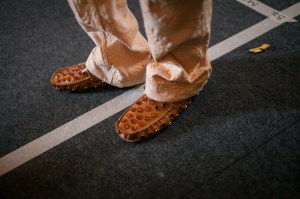 Backstage at Acne Studios RTW Spring 2017