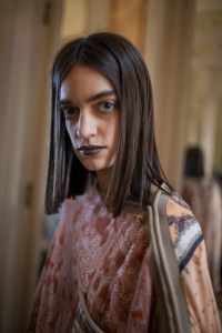 Backstage at Acne Studios RTW Spring 2017