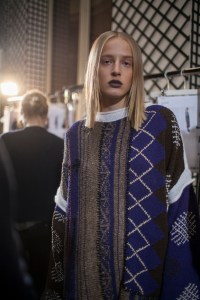 Backstage at Acne Studios RTW Spring 2017