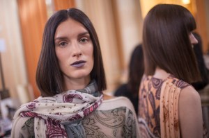 Backstage at Acne Studios RTW Spring 2017