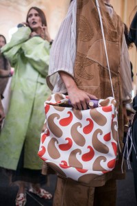 Backstage at Acne Studios RTW Spring 2017