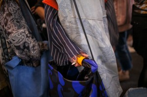 Backstage at Acne Studios RTW Spring 2017