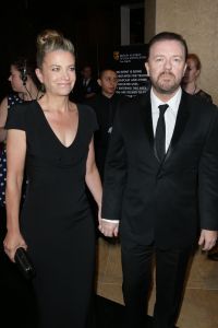 BAFTA Britannia Awards, Arrivals 2016 Jane Fallon Ricky Gervais