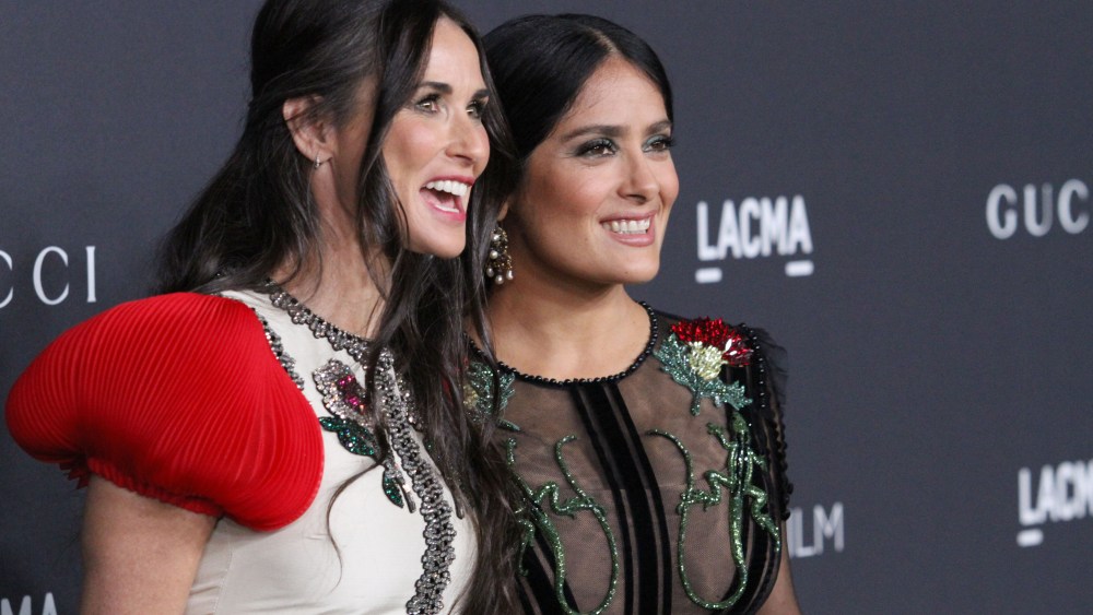 LACMA Art + Film Gala 2016 Demi Moore and Salma Hayek