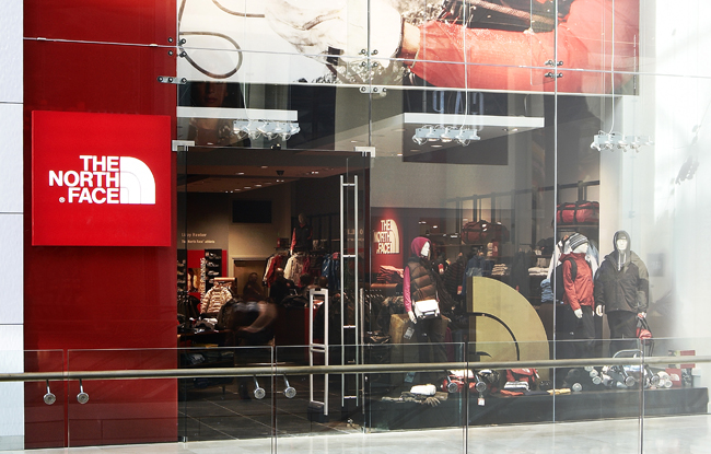 North Face store