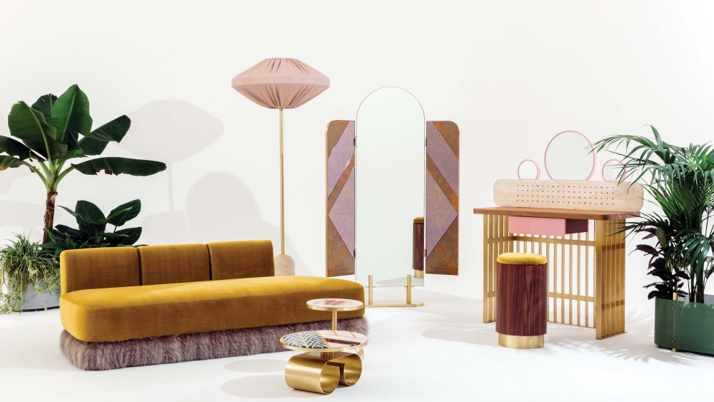 Fendi wants to make you happy. The Roman Maison has paired with architect Cristina Celestino to design furnishings for their “traveling VIP Room,” dubbed The Happy Room. The Art Deco-meets-the-Fifties collection will be unveiled under the Design Miami tent.