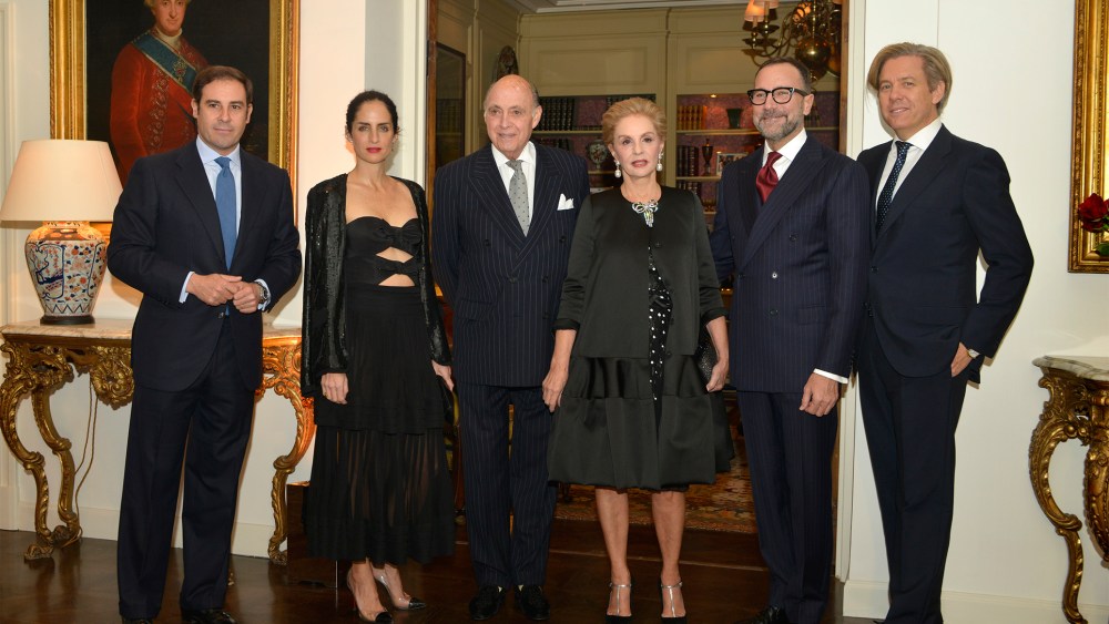 Miguel Báez, Carolina Herrera de Báez, Reinaldo Herrera, Carolina Herrera, Ambassador James Costos and Michael Smith