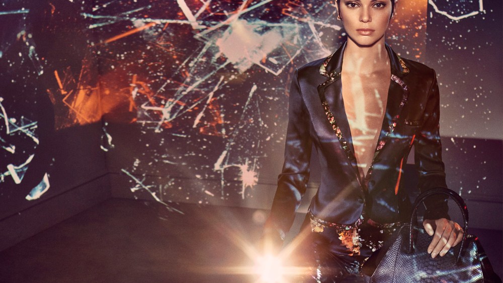 Kendall Jenner in an ad for La Perla.