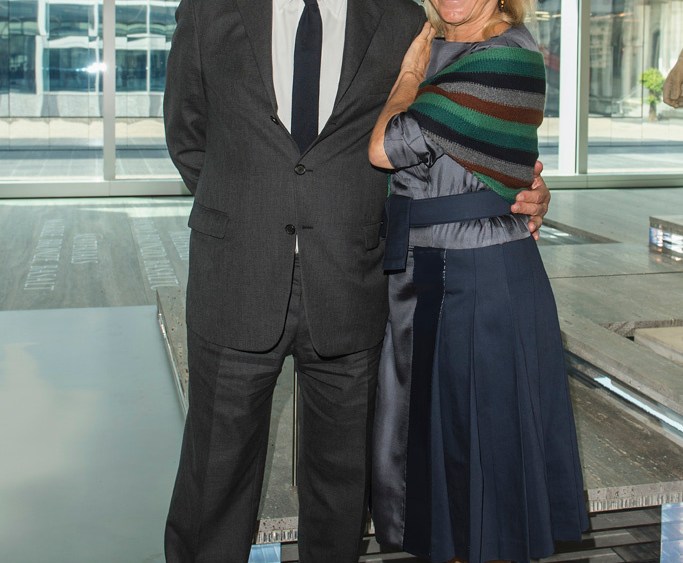 Patrizio Bertelli and Miuccia Prada