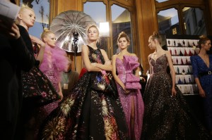Backstage at Zuhair Murad Couture Spring 2017