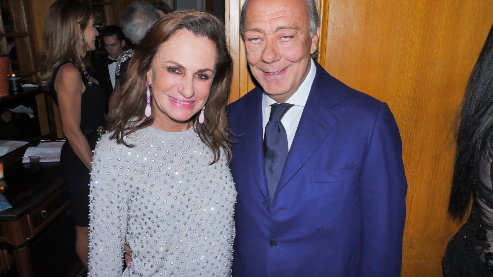 Fawaz Gruosi and Georgina Brandolini