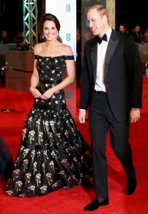 The Duchess of Cambridge and Prince William 2017 BAFTA film awards