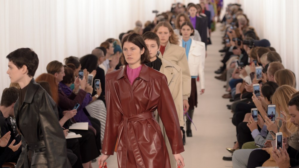 Models on the catwalkBalenciaga show, Runway, Spring Summer 2017, Paris Fashion Week, France - 02 Oct 2016