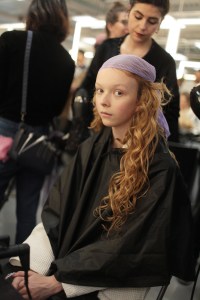 Backstage at Gucci RTW Fall 2017