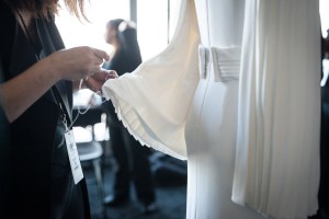 Backstage at Brandon Maxwell RTW Fall 2017
