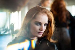 Backstage at Brandon Maxwell RTW Fall 2017