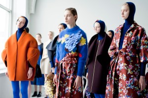 Backstage at Delpozo RTW Fall 2017