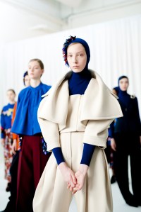 Backstage at Delpozo RTW Fall 2017