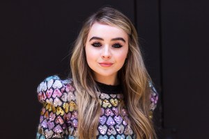 Sabrina Carpenter Front Row at Marc Jacobs RTW Fall 2017