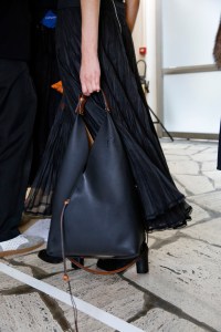 Backstage at Loewe RTW Fall 2017