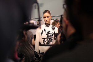 Backstage at Rochas RTW Fall 2017