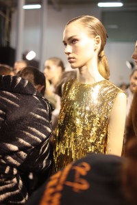 Backstage at Rochas RTW Fall 2017