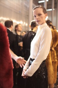 Backstage at Rochas RTW Fall 2017