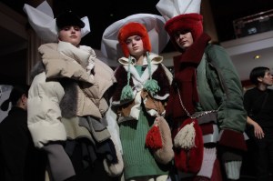 Backstage at Undercover RTW Fall 2017