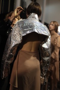 Backstage at Off White RTW Fall 2017