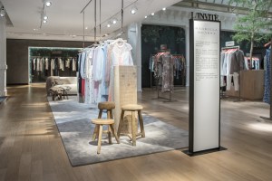 Gabriela Hearst pop up store at Le Bon Marché
