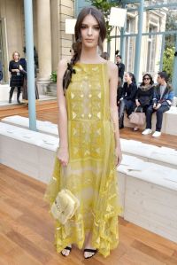 Emily Ratajkowski in the front rowValentino show, Autumn Winter 2017, Paris Fashion Week, France - 05 Mar 2017