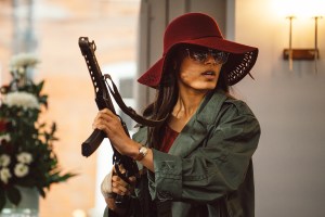 Freida Pinto as Jas Mitra in Guerrilla (Episode 4). Photo: Sky UK Limited/SHOWTIME