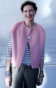 Jenna Lyons attends her J. Crew's fall 2010 collection.