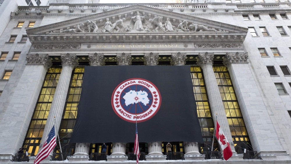Canada Goose NEw York stock Exchange IPO Copyright 2017 The Associated Press
