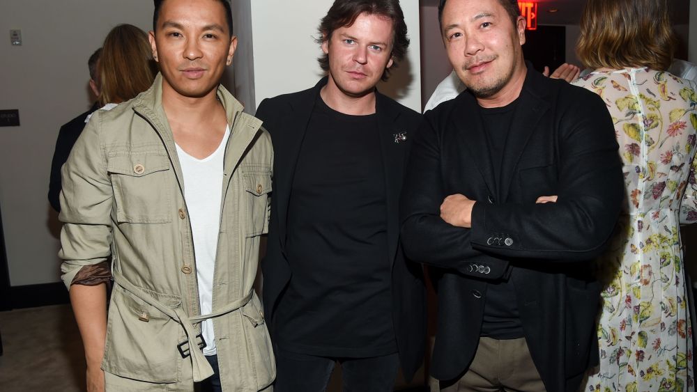 Prabal Gurung, Christopher Kane, Derek LamFarfetch, Natalie Massenet & José Neves dinner, The New York Edition, USA - 28 Apr 2017