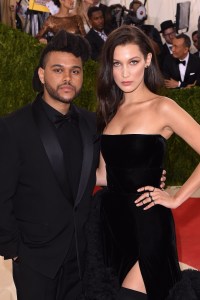 The Weeknd and Bella HadidThe Metropolitan Museum of Art's COSTUME INSTITUTE Benefit Celebrating the Opening of Manus x Machina: Fashion in an Age of Technology, Arrivals, The Metropolitan Museum of Art, NYC, New York, America - 02 May 2016