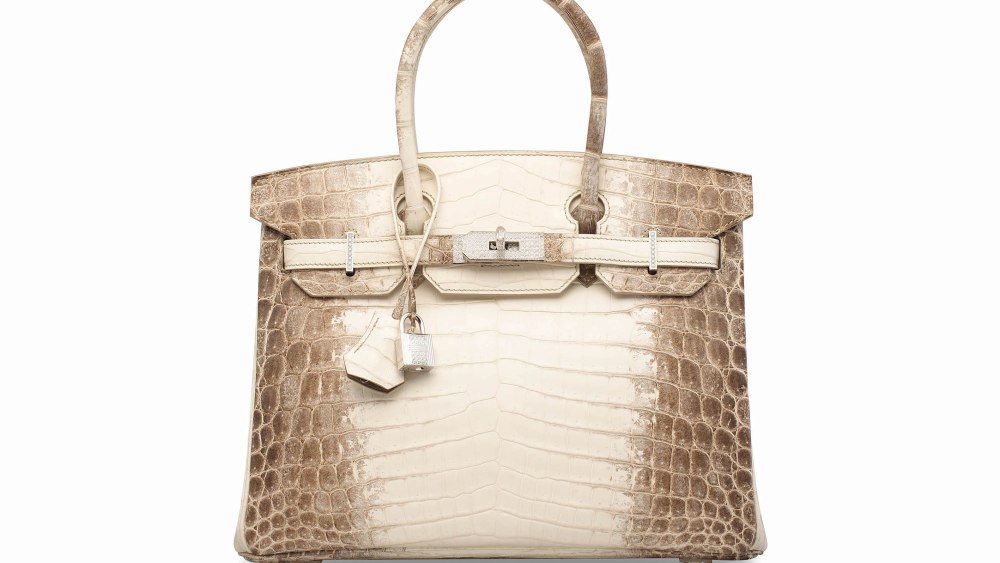 This 2014 piece was made from Nilo crocodile hide and includes 245 diamonds.