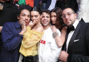 Luka Sabbat, Kendall Jenner, Daniel Chetrit, Bella Hadid, Jon Chetrit