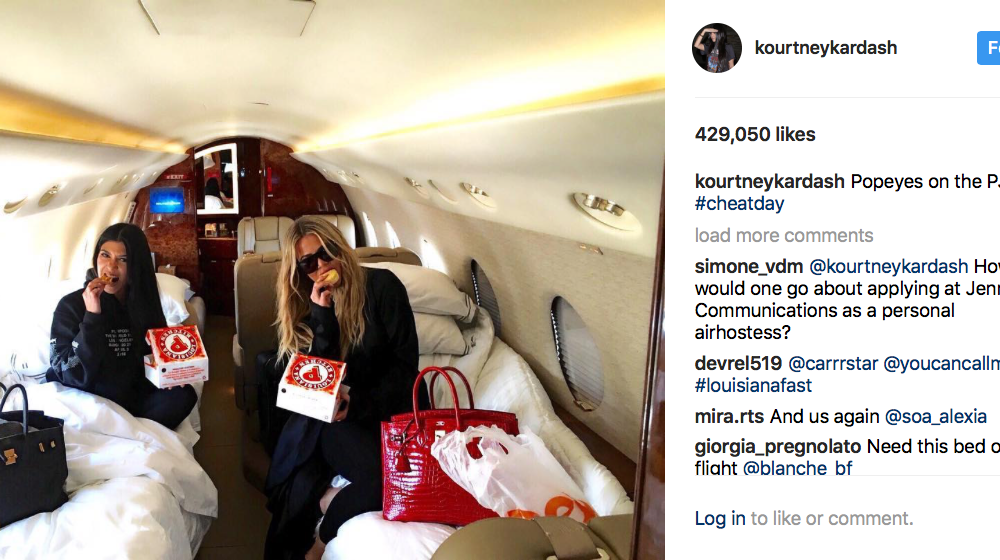 Kourtney Kardashian's post.