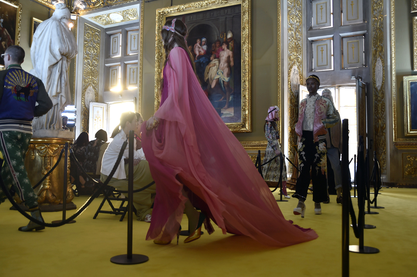 Exclusive pictures of the Gucci Resort 2018 show in Florence